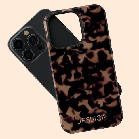 Custom Dark Edition Tortoiseshell iPhone Case